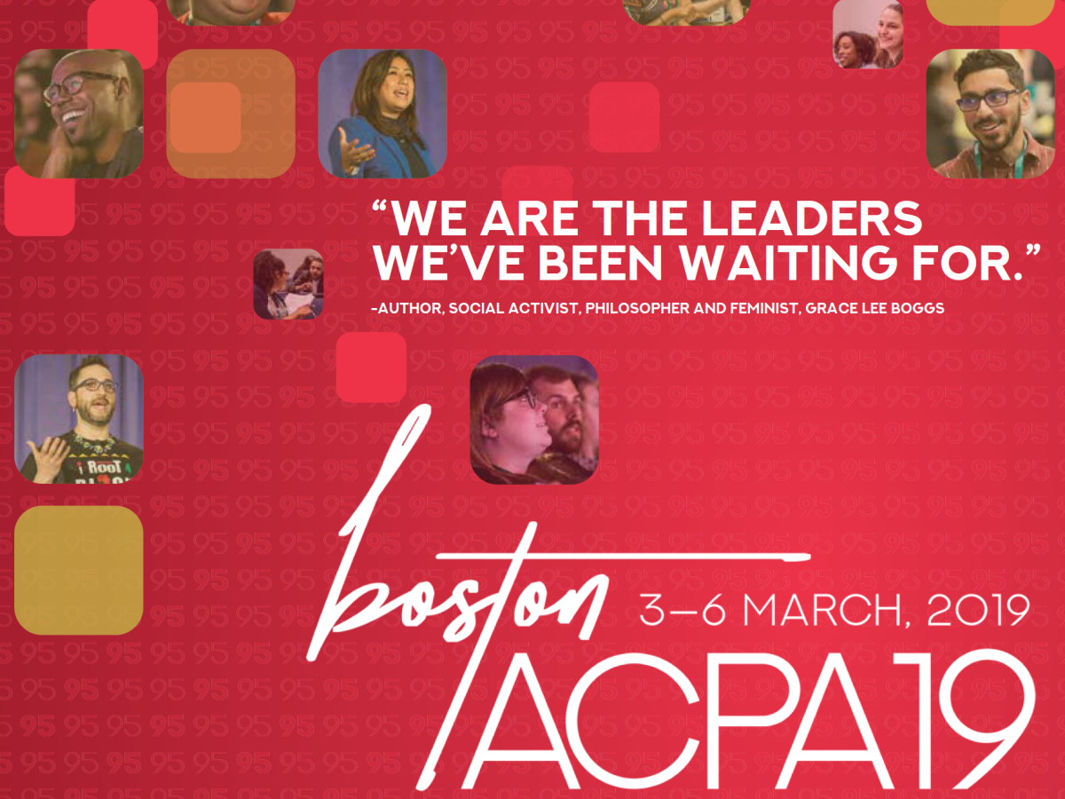 2019 ACPA Convention, Boston, MA